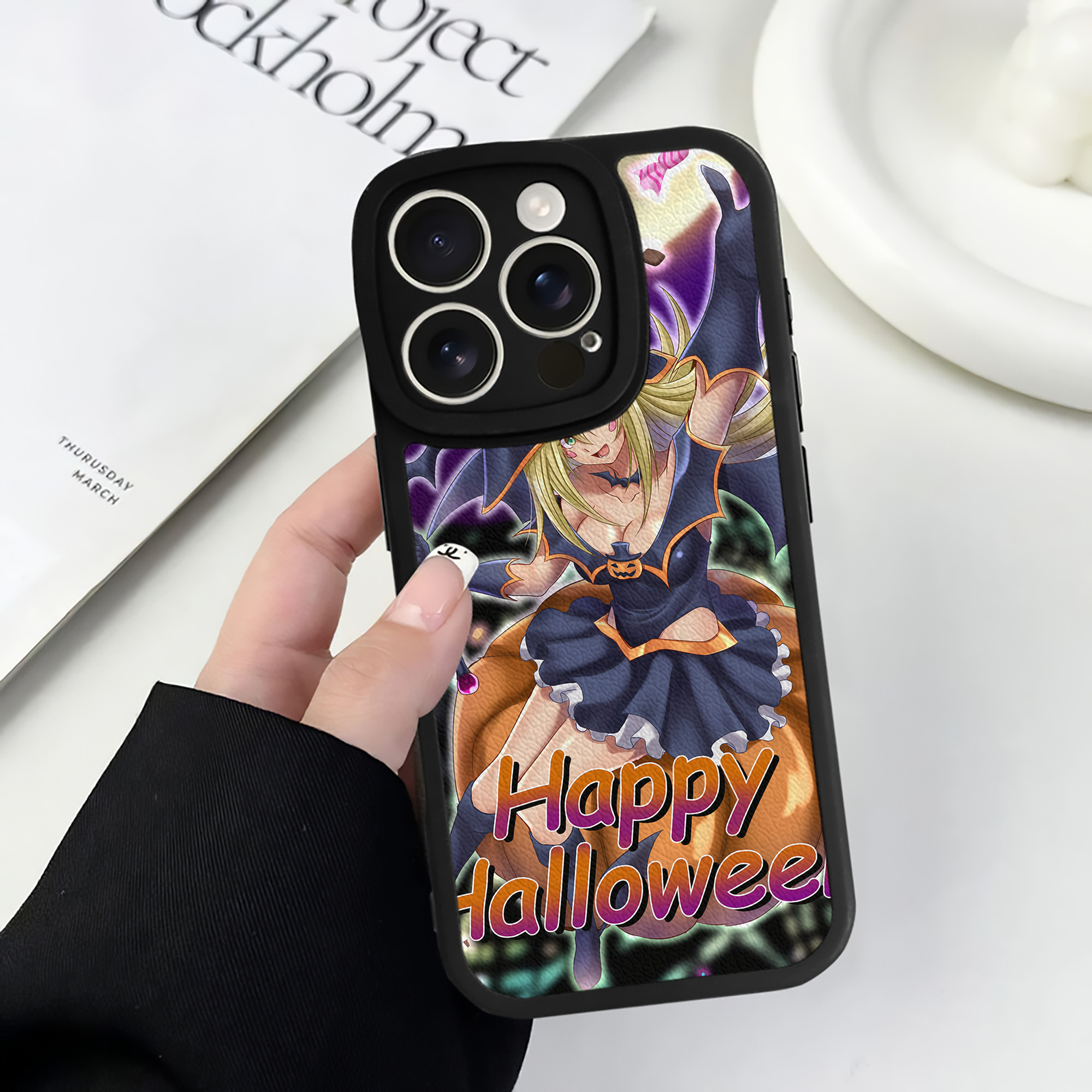 （画像用） 遊☆戯☆王 Yu-Gi-Oh! 【iPhone 16シリーズ対応】シリコンスマホケース（レザー調） 材質：シリコン